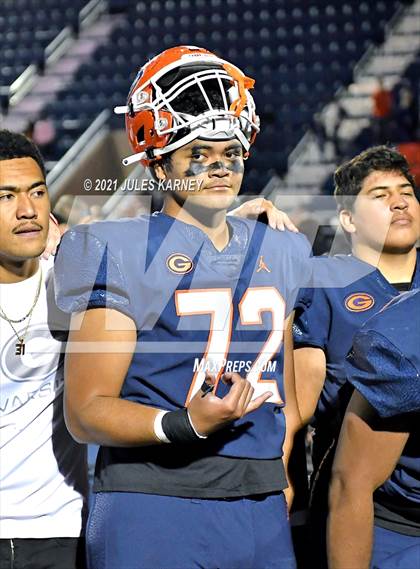 Thumbnail 3 in Liberty @ Bishop Gorman (NIAA 5A Southern Region Championship) photogallery.