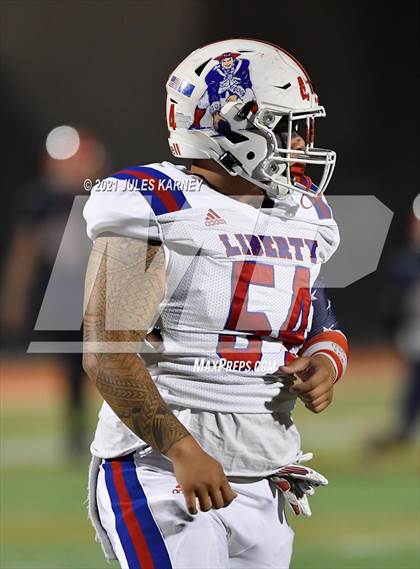 Thumbnail 1 in Liberty @ Bishop Gorman (NIAA 5A Southern Region Championship) photogallery.