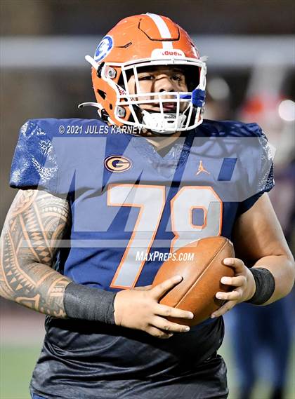 Thumbnail 3 in Liberty @ Bishop Gorman (NIAA 5A Southern Region Championship) photogallery.
