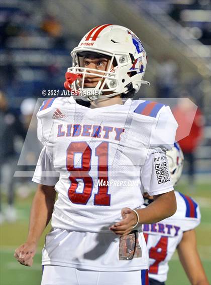 Thumbnail 3 in Liberty @ Bishop Gorman (NIAA 5A Southern Region Championship) photogallery.