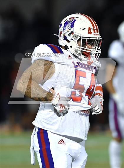 Thumbnail 3 in Liberty @ Bishop Gorman (NIAA 5A Southern Region Championship) photogallery.