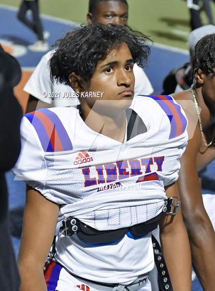 Thumbnail 1 in Liberty @ Bishop Gorman (NIAA 5A Southern Region Championship) photogallery.