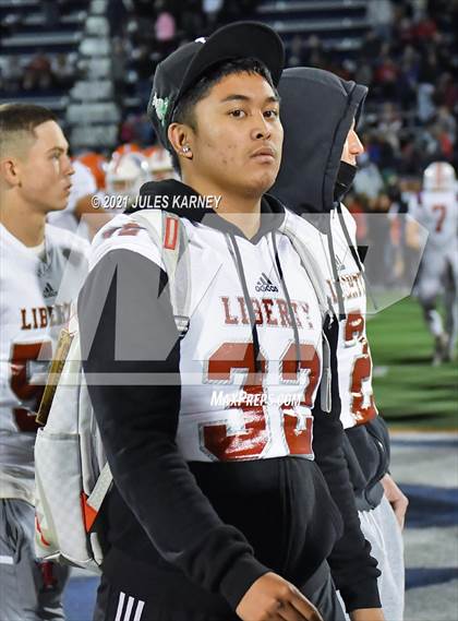 Thumbnail 2 in Liberty @ Bishop Gorman (NIAA 5A Southern Region Championship) photogallery.