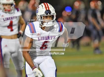 Thumbnail 3 in Liberty @ Bishop Gorman (NIAA 5A Southern Region Championship) photogallery.