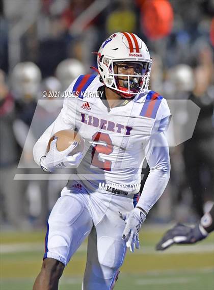 Thumbnail 1 in Liberty @ Bishop Gorman (NIAA 5A Southern Region Championship) photogallery.