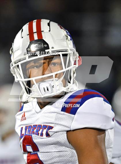 Thumbnail 3 in Liberty @ Bishop Gorman (NIAA 5A Southern Region Championship) photogallery.