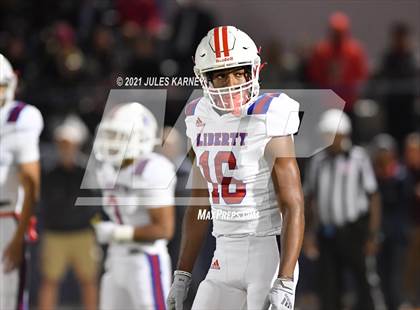 Thumbnail 3 in Liberty @ Bishop Gorman (NIAA 5A Southern Region Championship) photogallery.
