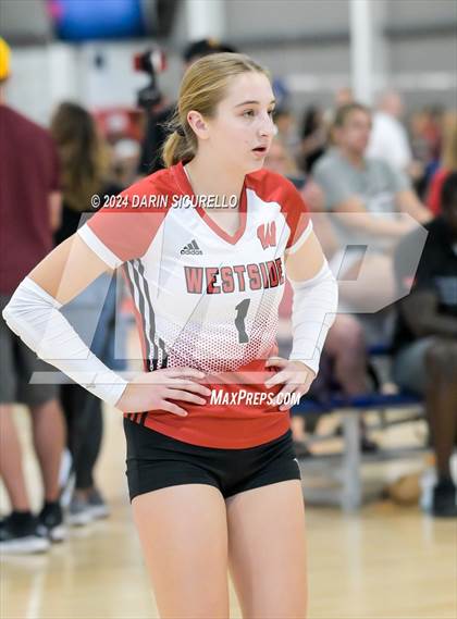 Thumbnail 3 in Omaha Westside vs. South Medford (Nike TOC Southwest) photogallery.
