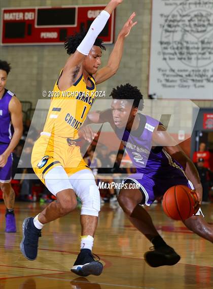 Thumbnail 2 in Rancho Christian vs. Gonzaga (Nike Extravaganza) photogallery.