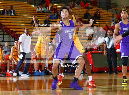 Thumbnail 2 in Rancho Christian vs. Gonzaga (Nike Extravaganza) photogallery.