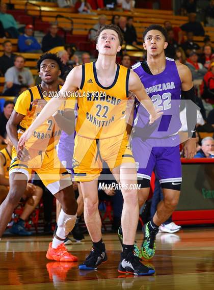 Thumbnail 2 in Rancho Christian vs. Gonzaga (Nike Extravaganza) photogallery.