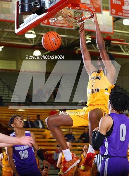 Thumbnail 2 in Rancho Christian vs. Gonzaga (Nike Extravaganza) photogallery.