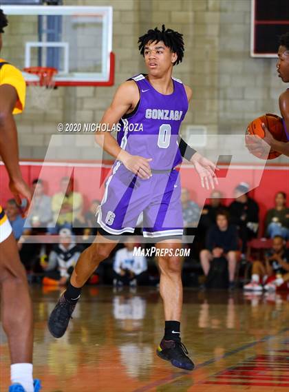 Thumbnail 2 in Rancho Christian vs. Gonzaga (Nike Extravaganza) photogallery.