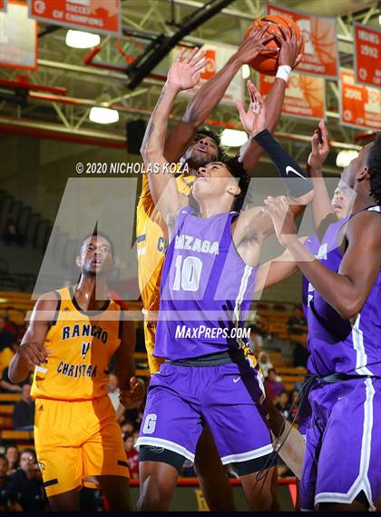 Thumbnail 3 in Rancho Christian vs. Gonzaga (Nike Extravaganza) photogallery.