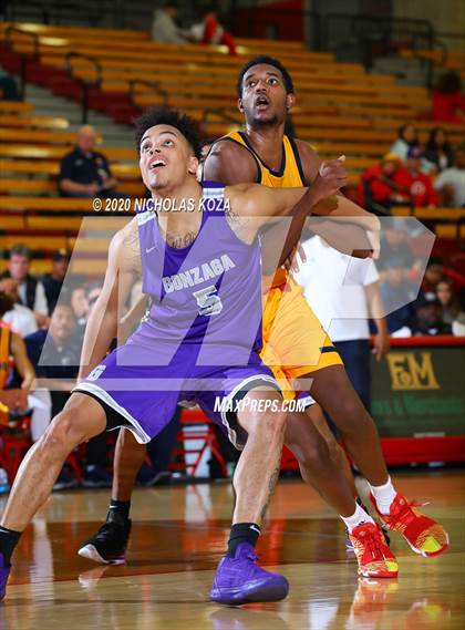 Thumbnail 2 in Rancho Christian vs. Gonzaga (Nike Extravaganza) photogallery.