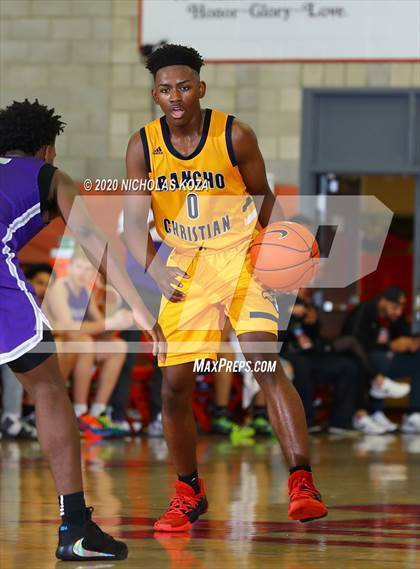 Thumbnail 1 in Rancho Christian vs. Gonzaga (Nike Extravaganza) photogallery.