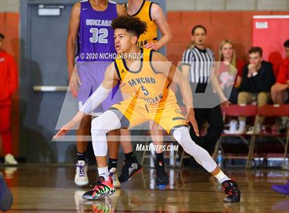 Thumbnail 2 in Rancho Christian vs. Gonzaga (Nike Extravaganza) photogallery.