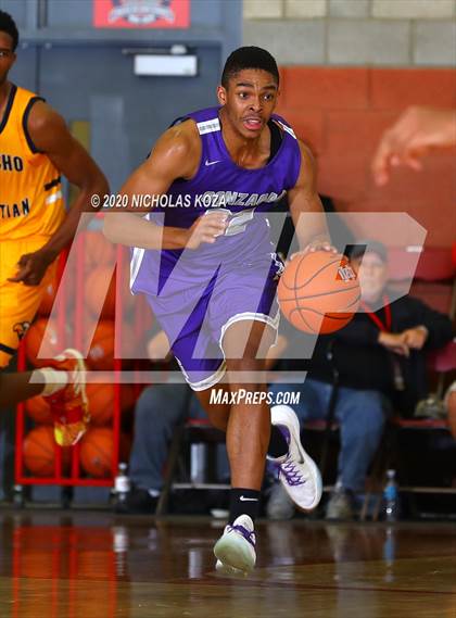 Thumbnail 3 in Rancho Christian vs. Gonzaga (Nike Extravaganza) photogallery.