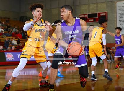 Thumbnail 2 in Rancho Christian vs. Gonzaga (Nike Extravaganza) photogallery.