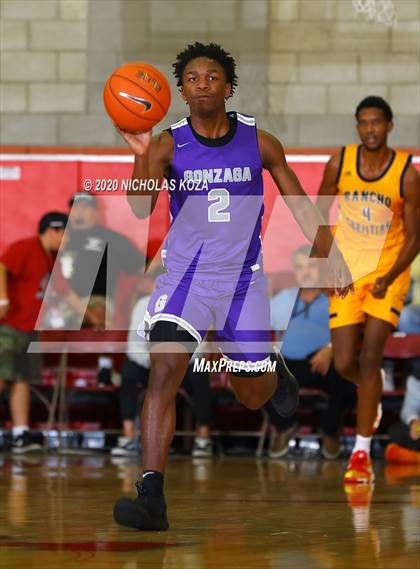Thumbnail 3 in Rancho Christian vs. Gonzaga (Nike Extravaganza) photogallery.