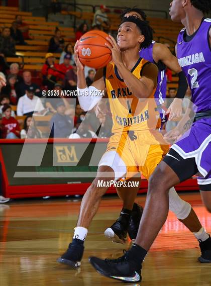 Thumbnail 2 in Rancho Christian vs. Gonzaga (Nike Extravaganza) photogallery.