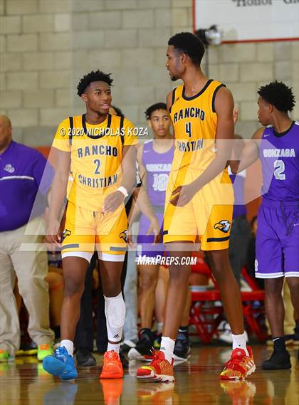 Thumbnail 1 in Rancho Christian vs. Gonzaga (Nike Extravaganza) photogallery.