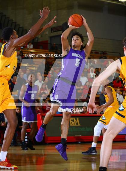 Thumbnail 2 in Rancho Christian vs. Gonzaga (Nike Extravaganza) photogallery.