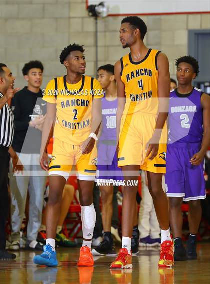 Thumbnail 3 in Rancho Christian vs. Gonzaga (Nike Extravaganza) photogallery.
