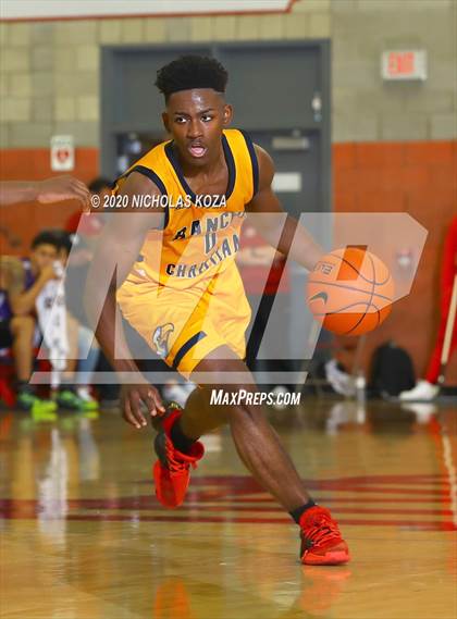 Thumbnail 2 in Rancho Christian vs. Gonzaga (Nike Extravaganza) photogallery.
