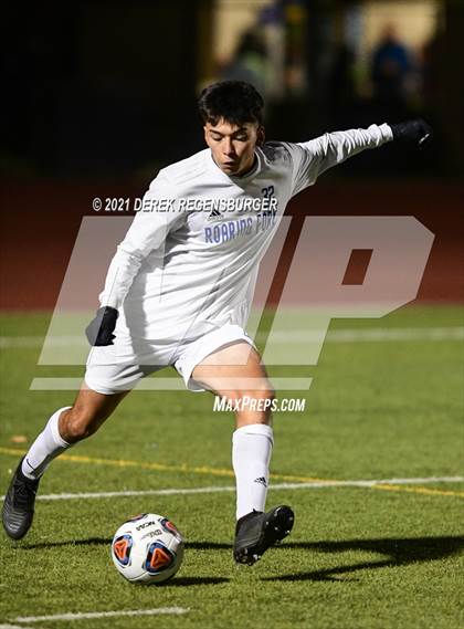 Thumbnail 3 in Roaring Fork vs Atlas Preparatory School (CHSAA 3A Semifinal) photogallery.
