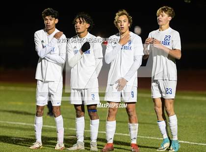 Thumbnail 3 in Roaring Fork vs Atlas Preparatory School (CHSAA 3A Semifinal) photogallery.