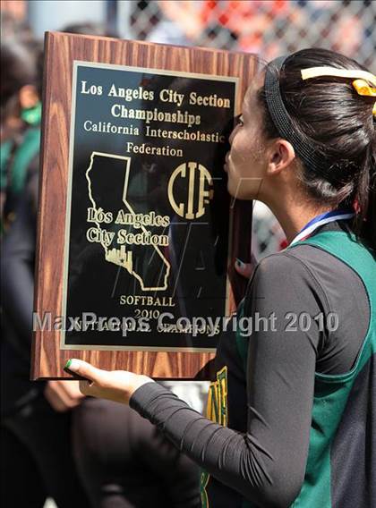 Thumbnail 1 in Banning vs. Narbonne (CIF LA City Invitational Final) photogallery.