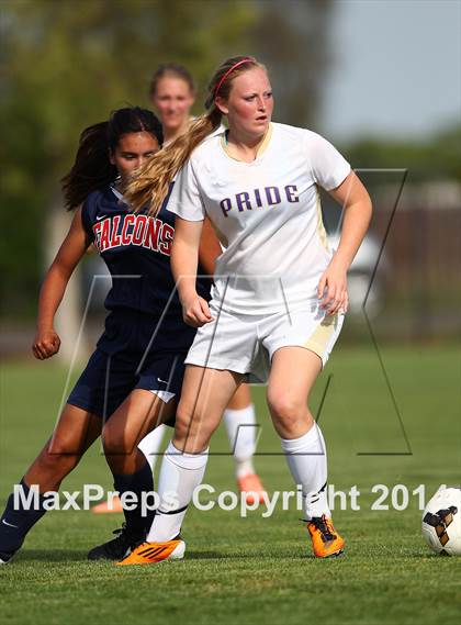 Thumbnail 3 in Vacaville Christian @ Bradshaw Christian (Senior Night) photogallery.