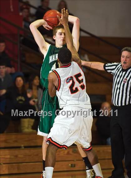 Thumbnail 1 in Stoughton vs. Mansfield (Hockomock League Winter Classic) photogallery.