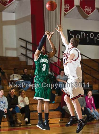 Thumbnail 3 in Stoughton vs. Mansfield (Hockomock League Winter Classic) photogallery.