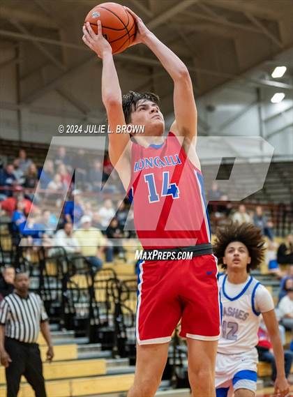 Thumbnail 2 in Roncalli vs. Franklin Central (IHSAA sectional 11 1st round) photogallery.
