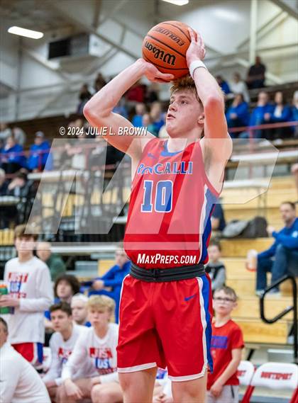 Thumbnail 3 in Roncalli vs. Franklin Central (IHSAA sectional 11 1st round) photogallery.