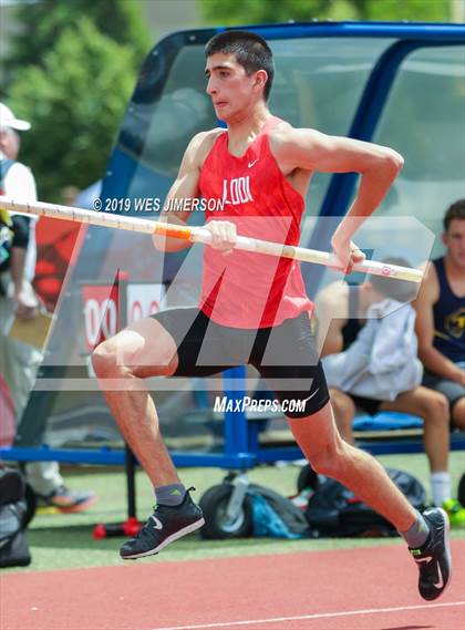 Thumbnail 2 in CIF Sac-Joaquin Section Masters (Pole Vault) photogallery.