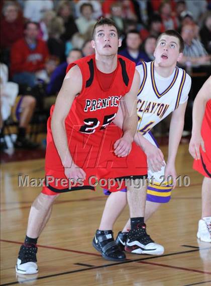 Thumbnail 3 in Prentice vs. Clayton (D4 Sectional Final) photogallery.