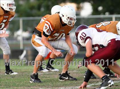 Thumbnail 1 in Austin Freshman Maroon @ Round Rock Westwood Freshman Orange photogallery.