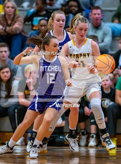 Thumbnail 3 in Mitchell vs Murphy (NCHSAA 1A Western Regional Final) photogallery.