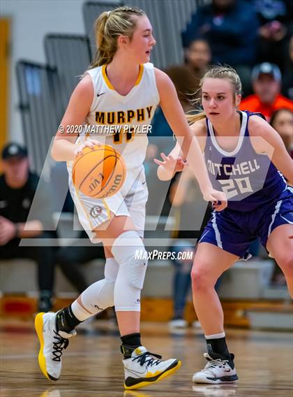 Thumbnail 2 in Mitchell vs Murphy (NCHSAA 1A Western Regional Final) photogallery.