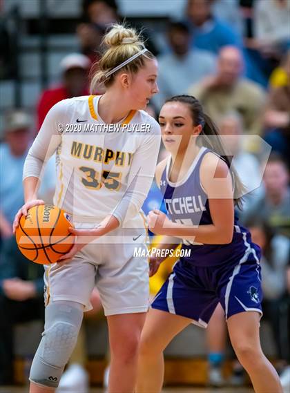 Thumbnail 3 in Mitchell vs Murphy (NCHSAA 1A Western Regional Final) photogallery.