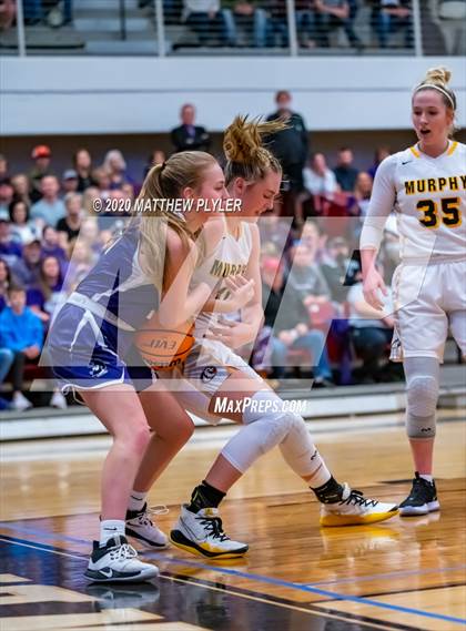 Thumbnail 3 in Mitchell vs Murphy (NCHSAA 1A Western Regional Final) photogallery.