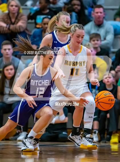 Thumbnail 2 in Mitchell vs Murphy (NCHSAA 1A Western Regional Final) photogallery.
