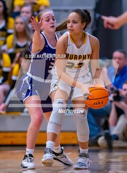 Thumbnail 2 in Mitchell vs Murphy (NCHSAA 1A Western Regional Final) photogallery.