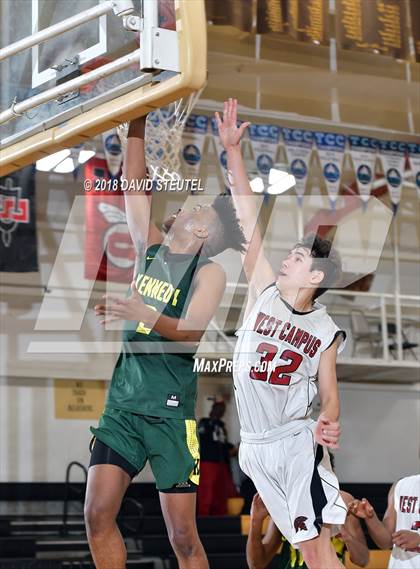 Thumbnail 3 in Kennedy vs. West Campus (Mel Good Holiday Classic) photogallery.