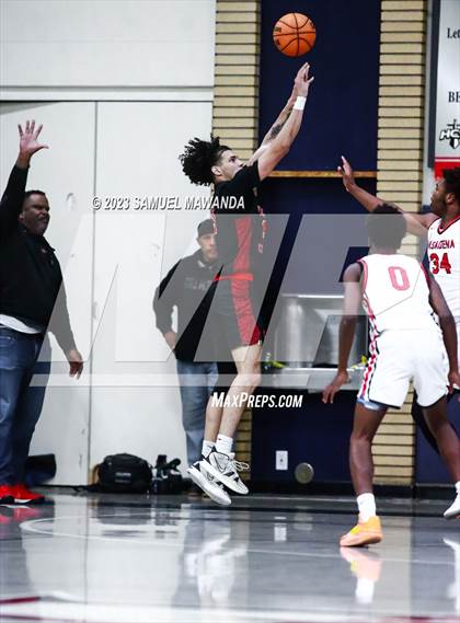 Thumbnail 3 in Pasadena vs Village Christian (21st Annual Rose City Roundball Classic Semi Final) photogallery.