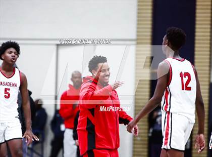 Thumbnail 1 in Pasadena vs Village Christian (21st Annual Rose City Roundball Classic Semi Final) photogallery.