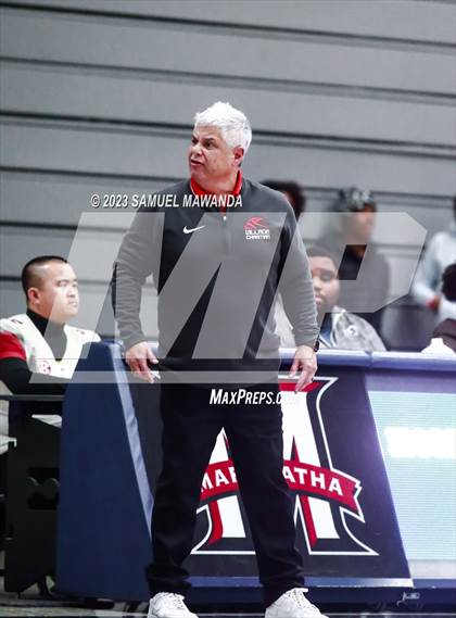 Thumbnail 2 in Pasadena vs Village Christian (21st Annual Rose City Roundball Classic Semi Final) photogallery.